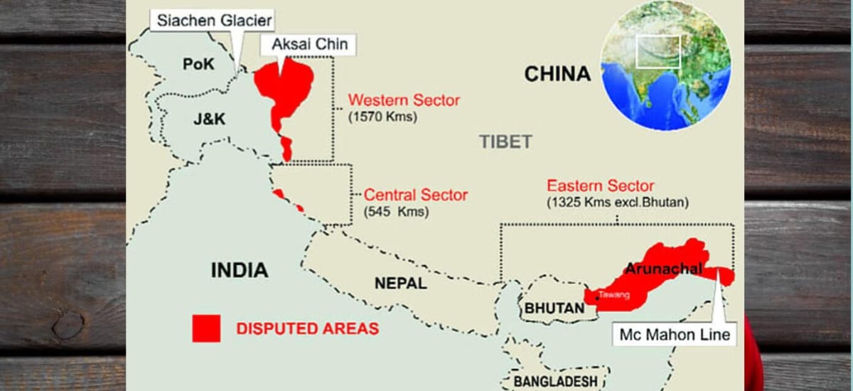 India China Border Dispute UPSC In Hindi