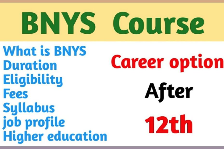 BNYS Course Details In Hindi - विशेषताएँ, करियर, कॉलेज, शुल्क